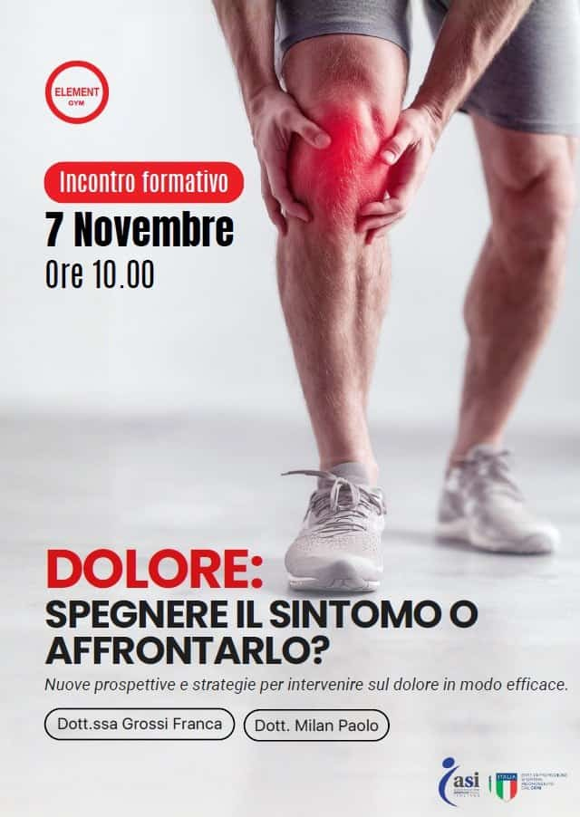 Locandina Incontro Formativo - Spegnere il sintomo o affrontarlo